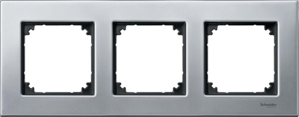 Купить SE Merten SM M-Elegance Платина серебро Рамка 3-ая MTN403360