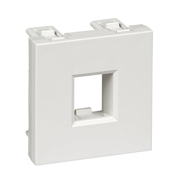 Systeme Electric Лиц.плата W45 2мод 1xKeystone RAL9003