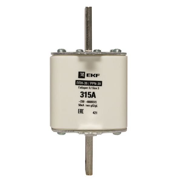 Купить EKF PROxima Плавкая вставка ППН-39 630/315А габарит 3