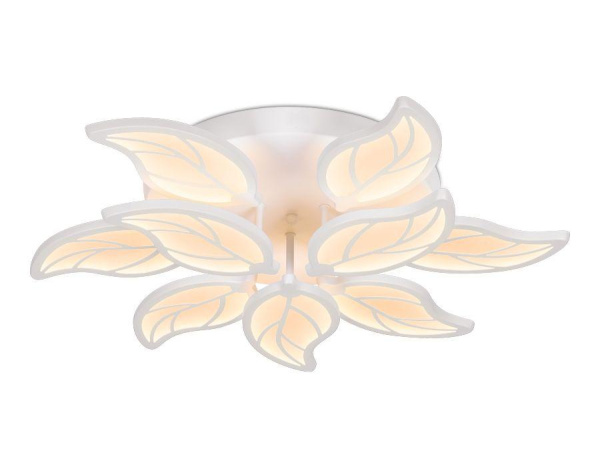 Купить Ambrella Потолочный светодиодный светильник с пультом FA460/6+3 WH белый 135W 670*590*120 (ПДУ РАДИО 2.4)