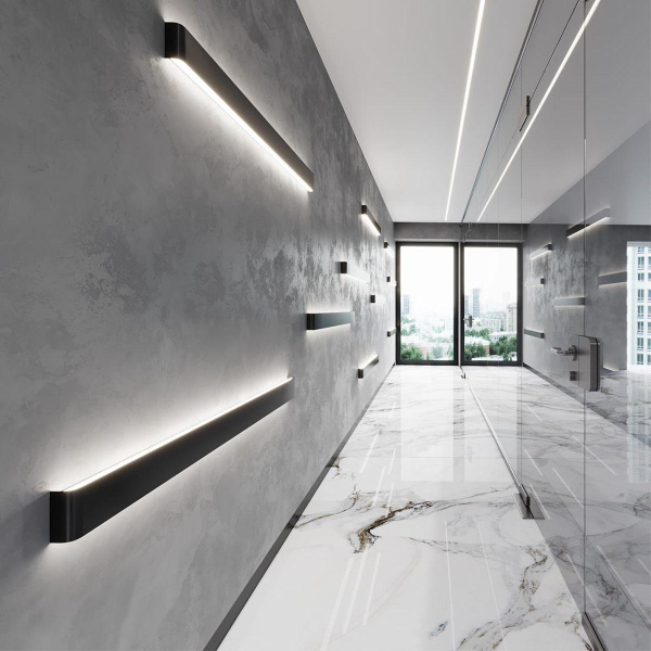 Купить Odeon Light 4294/40WL HIGHTECH ODL22 149 черный/металл Настенный светильник IP20 LED 40W 3245Лм 3000K FRAMANT