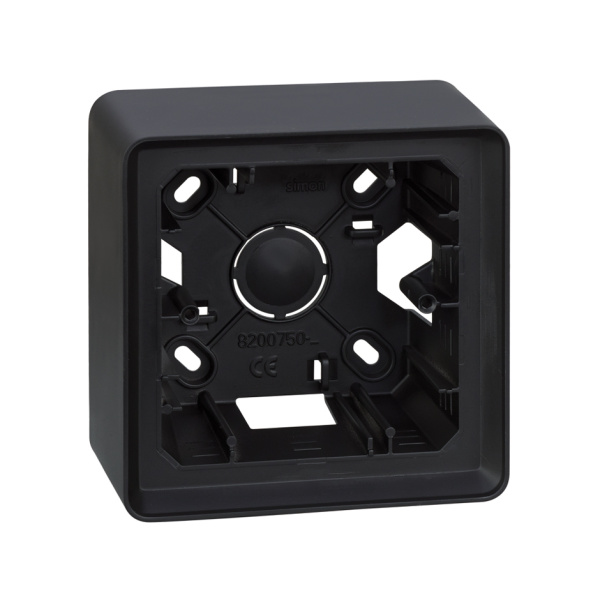 Simon 82 Detail Графит Коробка наружной установки 1-ая 8200750-038