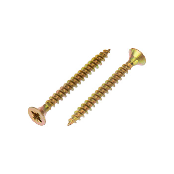 Kranz Саморез универсальный 4х40, желтый цинк, упаковка поставщика ( 6 000 шт. ) 1111-0440-1