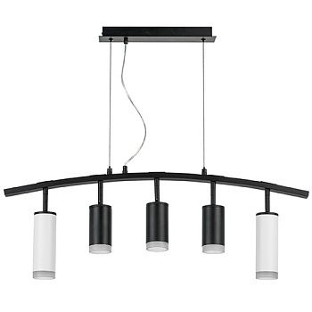 Lightstar LR7358623730 Люстра RULLO 5х50W GU10 ЧЕРНЫЙ/БЕЛЫЙ (571735+214437-3+214486-2+202430-5), шт