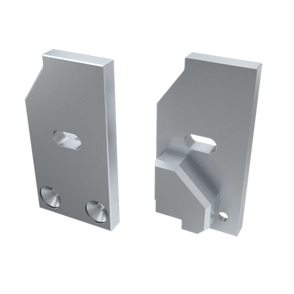 Arlight Заглушка для ALM-GLASS-6 правая с отверстием (Металл) 026728