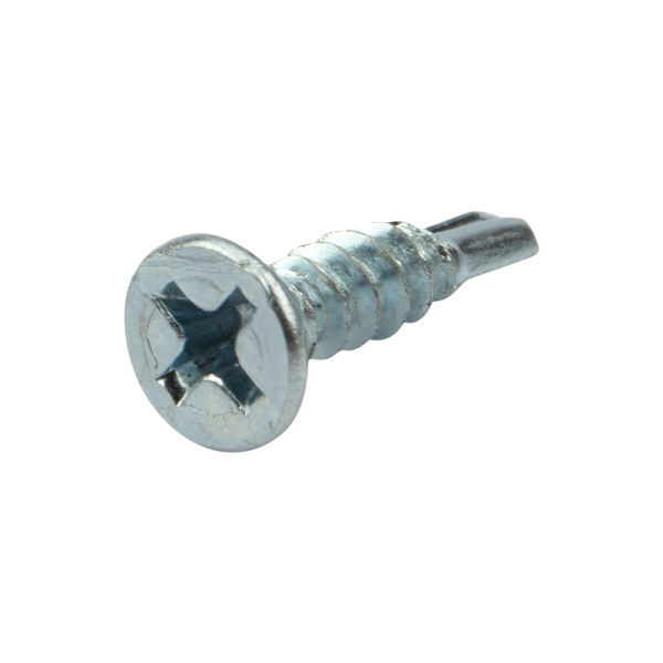 Kranz Саморез оконный сверло, 3.9х16, белый цинк, короб (1000 шт./уп.) KR-01-3722-009