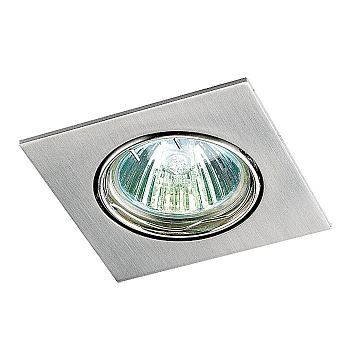 Novotech NT 064 Светильник встраиваемый никель ПВ GX5.3 50W 12V QUADRO 369106