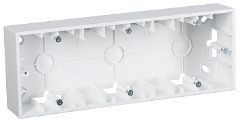 Simon 15 Белая Коробка 3-ая для наружного монтажа 1590753-030