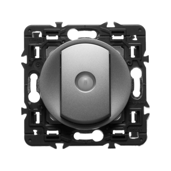 Купить Legrand Celiane2 Титан Накладка переключателя со встроенным датчиком присутствия 068312