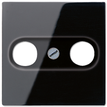 JUNG A 500 Черная Накладка TV-FM розетки A561PLTVSW