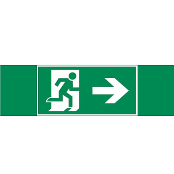 Varton пиктограмма "ФИГУРА / СТРЕЛКА ВПРАВО" 310х90мм для аварийно-эвакуационного светильника Basic IP65 V5-EM02-60.002.022