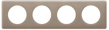 Legrand Celiane Кофейный глянец Рамка 4-я (2+2+2+2 мод) 066614