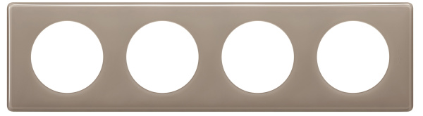 Legrand Celiane Кофейный глянец Рамка 4-я (2+2+2+2 мод) 066614