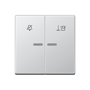 JUNG Клавиша для гостиничных выключателей 505KO5VEUM24 или 505KO5VEUM230, алюминий ARUKO5MAL