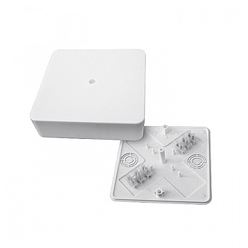 EKF PROxima Коробка разветвительная КМР-030-032кг наружная (100х100х28) белая с клеммником