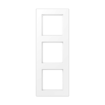 JUNG A 550 Белый матовый Рамка 3-ая A5583BFWWM