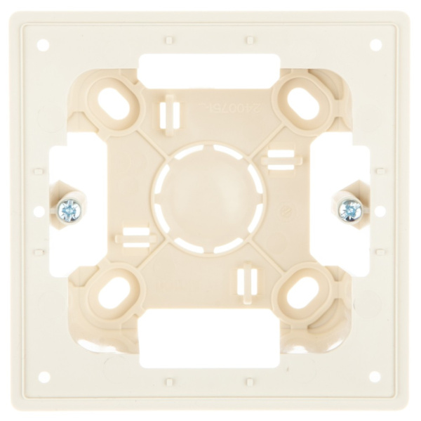 Simon 24 Слоновая кость Коробка монтажная для накладного монтажа на 1 модуль 2400751-031