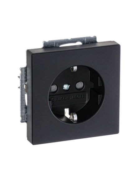 Купить ABB BJE Solo/Future Черный бархат Розетка с/з с защитными шторками 2CKA002013A5333