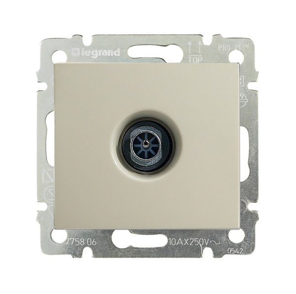 Купить Legrand Valena Крем Розетка TV единственная 1,5 дБ 774329