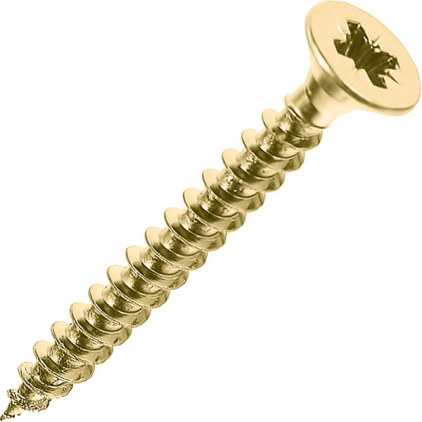 Купить Tech-Krep Саморезы универсальные  30х3,0 мм (200 шт) желтые - коробка с ок. 102227