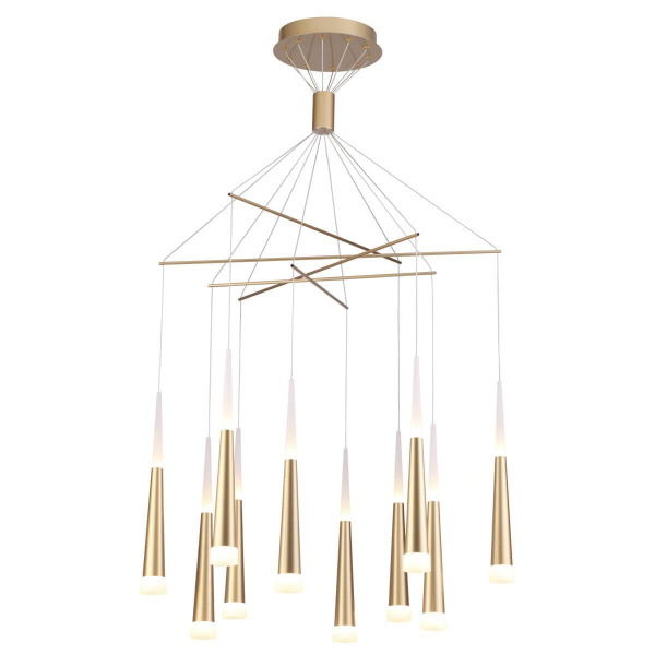 Odeon Light 3891/70LG ODL20 37  золотистый /металл Подвесной светильник LED 3000K 70W 220V VIVAT Odeon Light 3891/70LG ODL20 37  золотистый /металл Подвесной светильник LED 3000K 70W 220V VIVAT