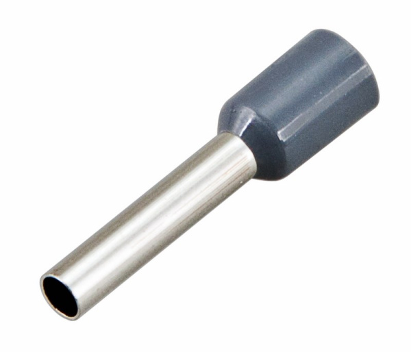 Наконечник штыревой втулочный изолированный F-12мм 2.5мм² (НШВи 2.5-12) синий Rexant 08-0816