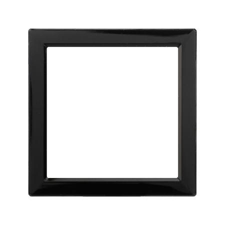 DKC Декоративная вставка для металлических рамок Avanti черная, 1 пост (2 мод.) 4402852D
