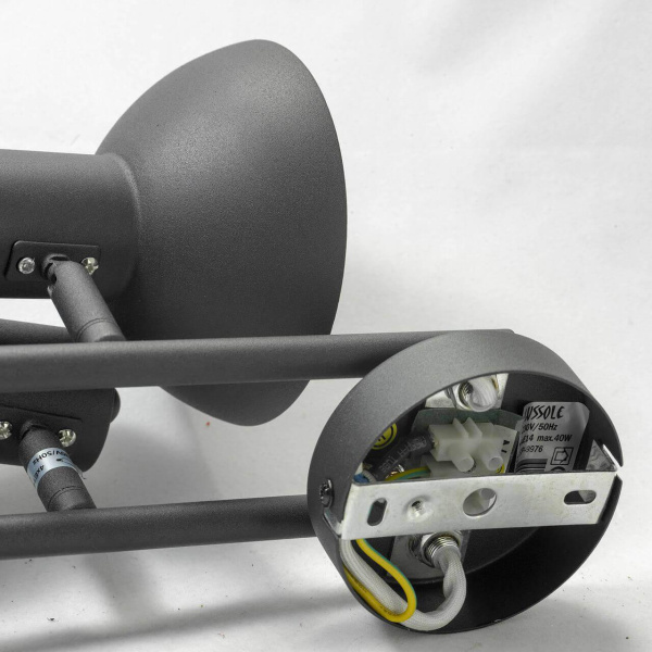 Купить Lussole LOFT Металл Черный / оранжевый Металл Светильник настенно-потолочный E14 40W LSP-9976