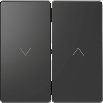 SE Merten D-Life Антрацит Клавиша-кнопка для жалюзи MTN3855-6034