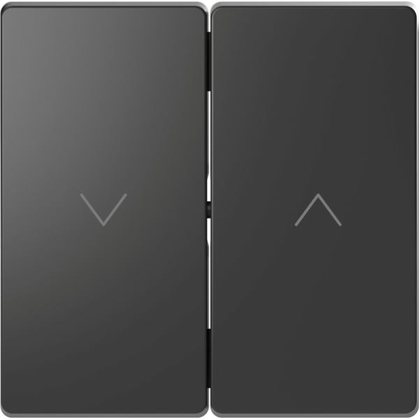 SE Merten D-Life Антрацит Клавиша-кнопка для жалюзи MTN3855-6034