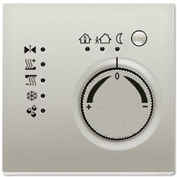 JUNG KNX LS 990 Edelstahl Регулятор для тепл. полов с внешн. датчиком температуры,с 4-канал.интерф.кнопок ES2178TS
