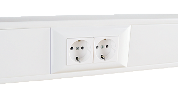 SPL Суппорт Mosaic 4 модуля для кабель-каналов 100х50 - ЭУИ 45х45(638003 - SPL - 100008S)