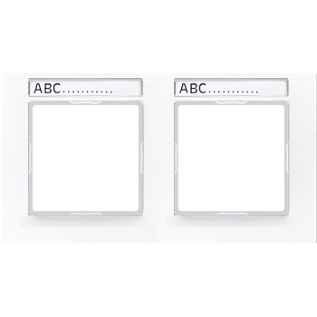 JUNG Рамка 2-кратная, белый AC5820BFNAWW