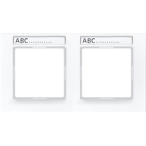 JUNG Рамка 2-кратная, белый AC5820BFNAWW
