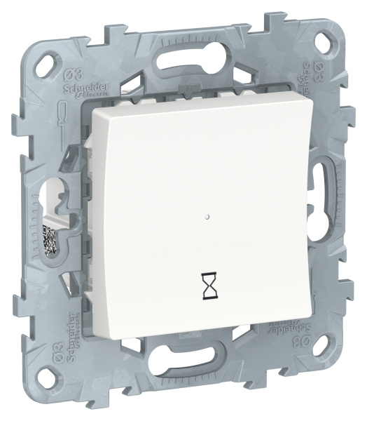 Купить SE Unica New Бел Таймер нажимной, 10А NU553518