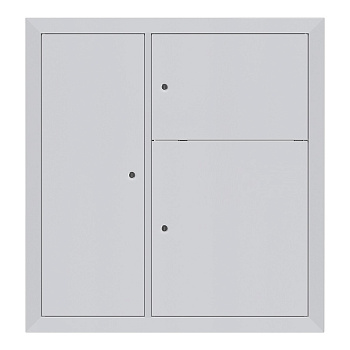 Щит этажный до 4 кв. без окна слаботочка слева (1000х950х150) EKF Basic