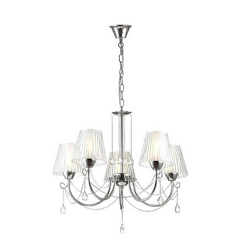 Lumion 3236/5 LN16 126 хром/акрил/цепочки/хрусталь Люстра E14 5*40W 220V ODDA