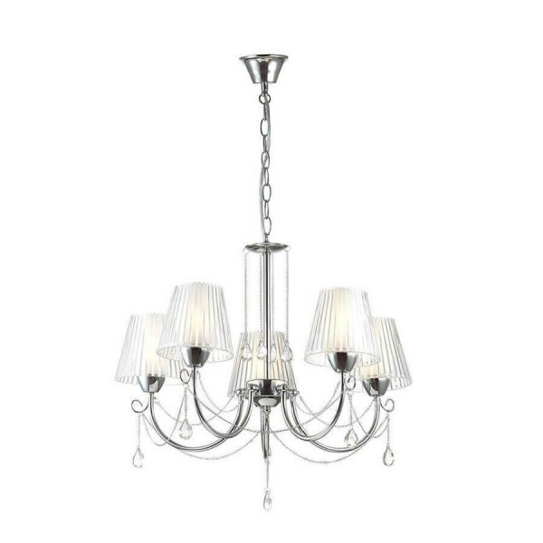Lumion 3236/5 LN16 126 хром/акрил/цепочки/хрусталь Люстра E14 5*40W 220V ODDA