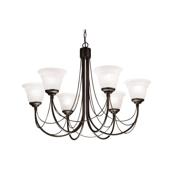 Natural Concept CARISBROOKE Люстра CB6-BLACK Natural Concept CARISBROOKE Люстра CB6-BLACK