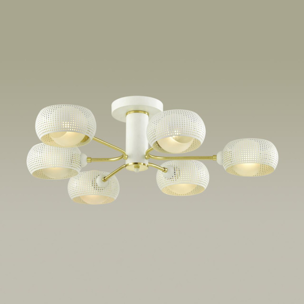 Lumion 4531/6C MODERNI LN21 141 белый, матовое золото Люстра потолочная E14 6*40W 220V NOELLE Купить Lumion 4531/6C MODERNI LN21 141 белый, матовое золото Люстра потолочная E14 6*40W 220V NOELLE