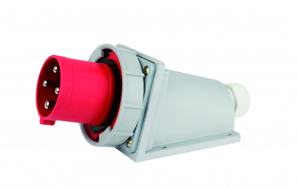 Dekraft Вилка стац. 3Р+РЕ 63А 380В IP67 ВС-103