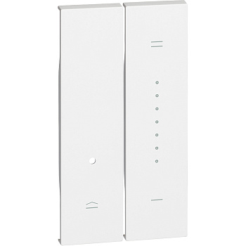 BT Living now Белый Лицевая панель для кнопочного светорегулятора 2 мод KW19