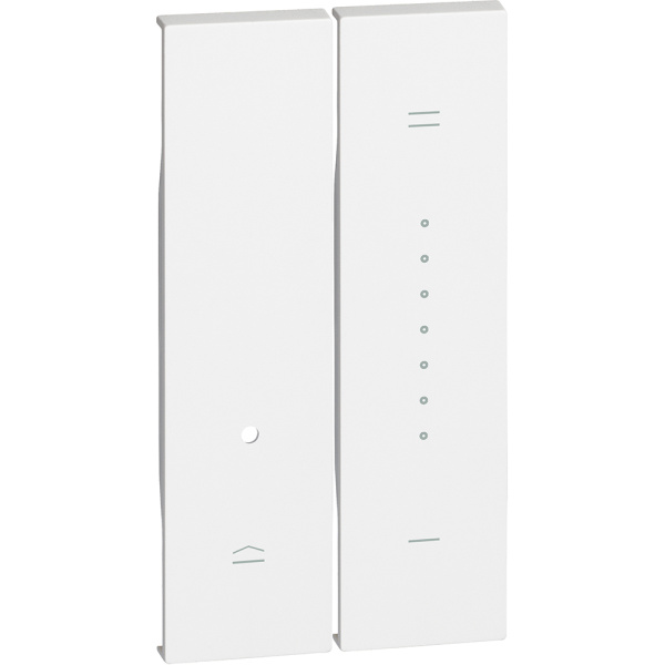 BT Living now Белый Лицевая панель для кнопочного светорегулятора 2 мод KW19