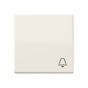 JUNG Клавиша для выключателя с символом "звонок" слоновая кость AS591K