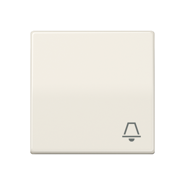 JUNG Клавиша для выключателя с символом "звонок" слоновая кость AS591K