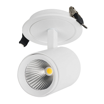 Arlight Светильник LGD-LUMOS-R62-9W White6000 (WH, 25 deg) (IP20 Металл, 3 года) 024286