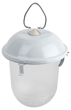 ЭРА Светильник НСП 02-100-001 без решетки Желудь сталь / стекло IP54 E27 max 100Вт 170х260 белый