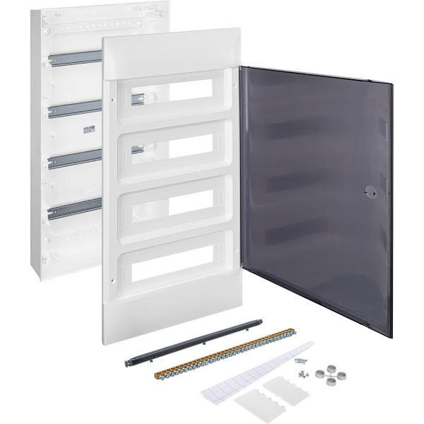 Купить Legrand Practibox S Пластиковый щиток Навесной 4X18 Дымчатая дверь 137619