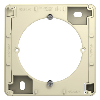 Systeme Electric Glossa Беж Коробка наружного монтажа