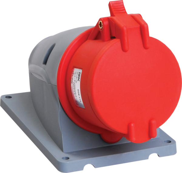 Купить IEK Розетка стационарная ССИ-115 16А-6ч/200/346-240/415В 3Р+РЕ+N IP44 MAGNUM